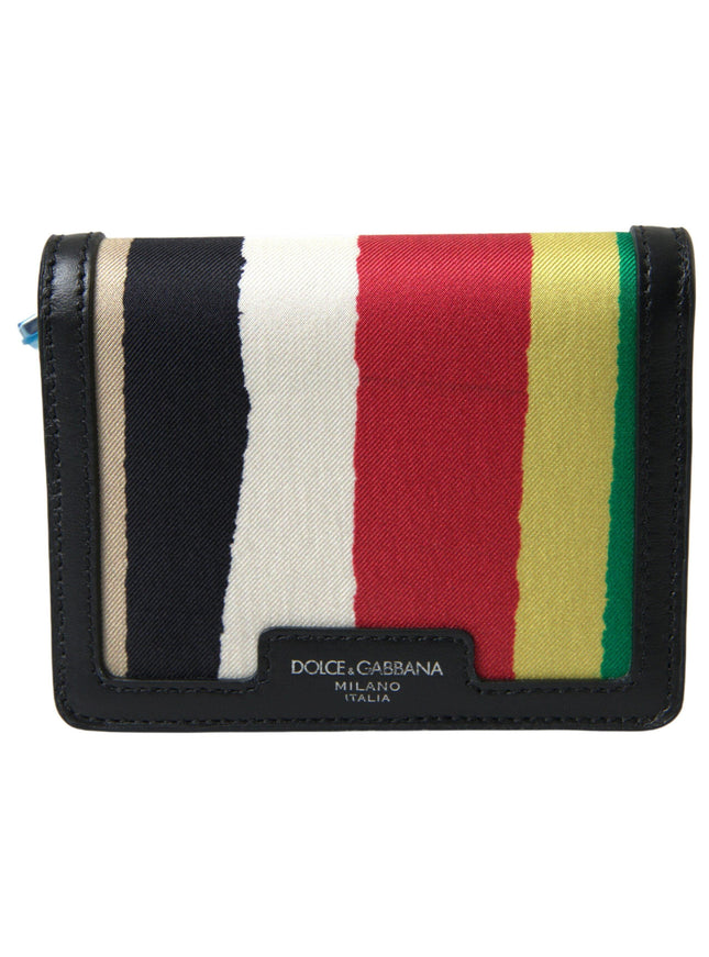Dolce & Gabbana Multicolor Leather Shoulder Strap Card Holder Wallet - Ellie Belle