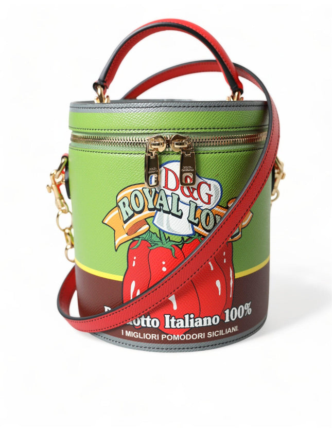 Dolce & Gabbana Multicolor Leather Sicilian Carretto DG GIRLS Bucket Bag - Ellie Belle