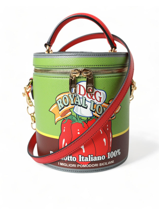 Dolce & Gabbana Multicolor Leather Sicilian Carretto DG GIRLS Bucket Bag - Ellie Belle