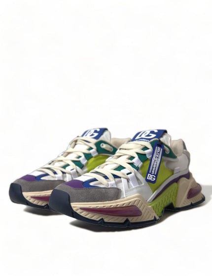 Dolce & Gabbana Multicolor Mixed Material Airmaster Sneakers - Ellie Belle