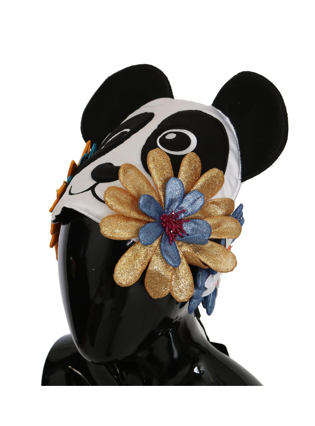 Dolce & Gabbana Multicolor Panda Floral Beanie PVC Hat - Ellie Belle