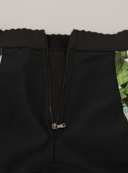 Dolce & Gabbana Multicolor Patchwork Jacquard Nylon Shorts - Ellie Belle