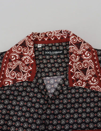 Dolce & Gabbana Multicolor Patterned Silk Casual Shirt - Ellie Belle