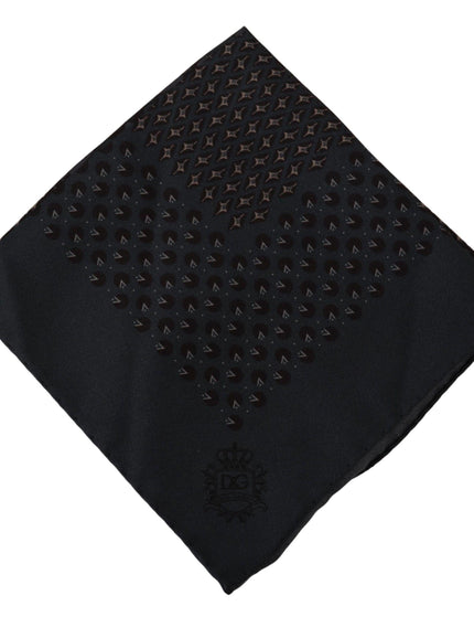 Dolce & Gabbana Multicolor Patterned Silk Pocket Square Handkerchief - Ellie Belle