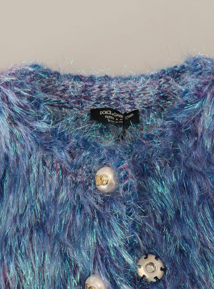 Dolce & Gabbana Multicolor Polyester Fringes Coat Jacket