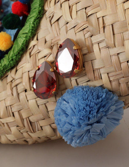Dolce & Gabbana Multicolor PomPom Balls Crystals Hand Straw - Ellie Belle