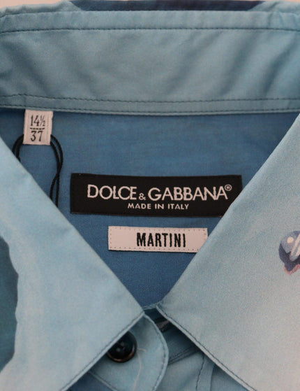 Dolce & Gabbana Multicolor Printed Casual MARTINI Shirt - Ellie Belle