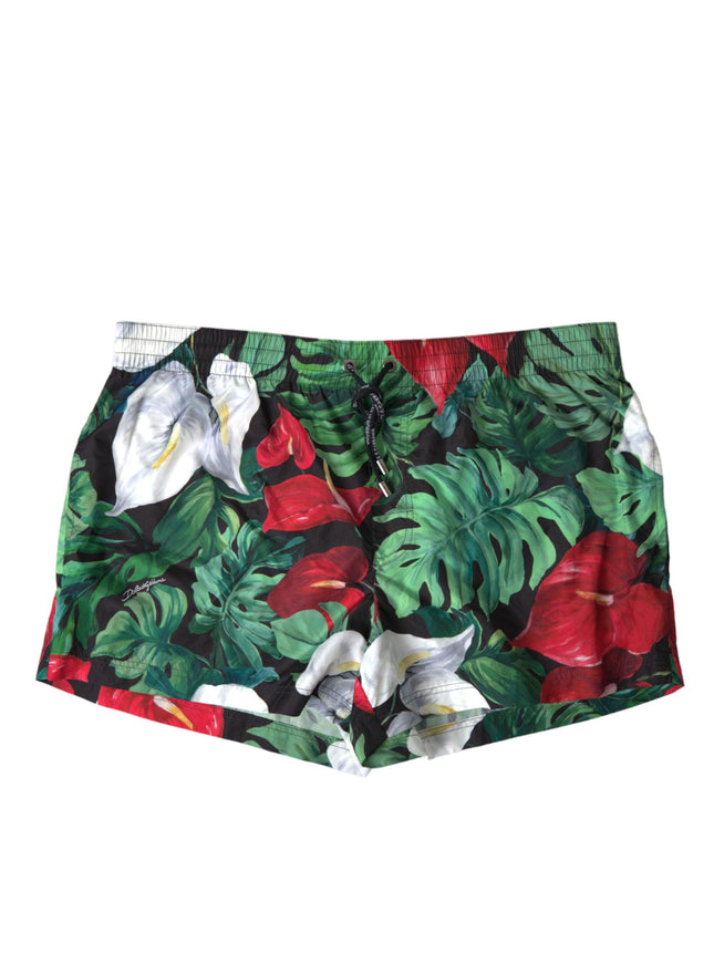 Dolce & Gabbana Multicolor Printed Swimming Beachwear Swimwear - Ellie Belle