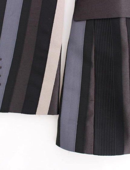 Dolce & Gabbana Multicolor striped wool slim blazer - Ellie Belle