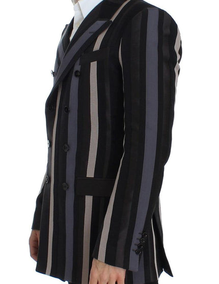 Dolce & Gabbana Multicolor striped wool slim blazer - Ellie Belle
