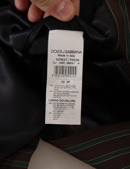 Dolce & Gabbana Multicolor Stripes Double Breasted Blazer - Ellie Belle