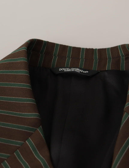 Dolce & Gabbana Multicolor Stripes Double Breasted Blazer - Ellie Belle