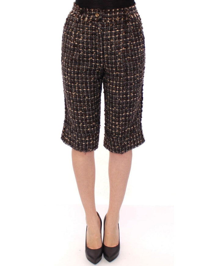 Dolce & Gabbana Multicolor wool shorts pants - Ellie Belle