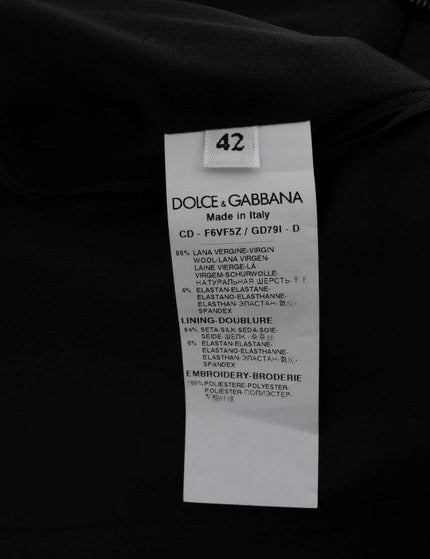 Dolce & Gabbana Multicolored Striped Sequined Stretch Dress - Ellie Belle