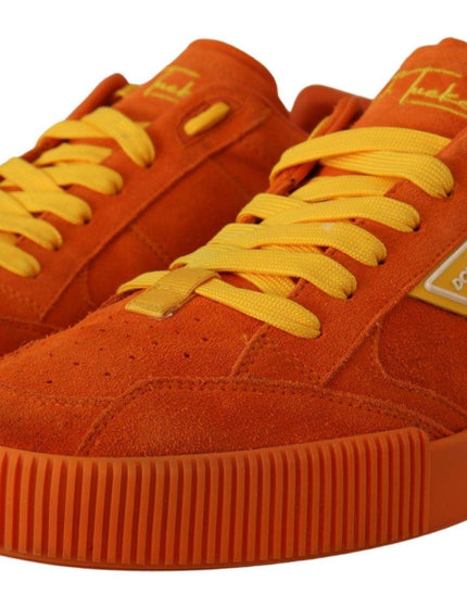 Dolce & Gabbana Orange Leather P.J. Tucker Sneakers Sneakers - Ellie Belle