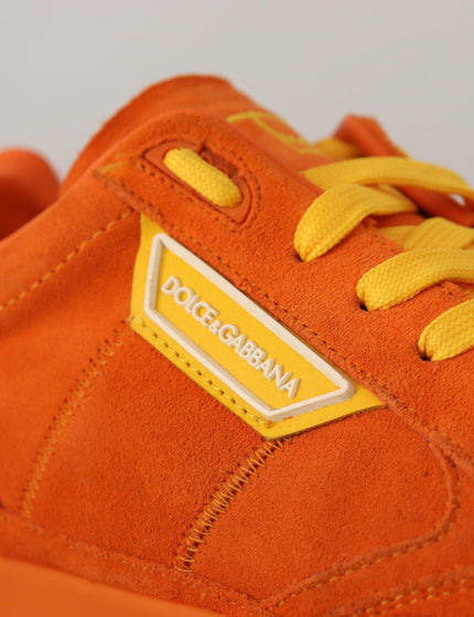 Dolce & Gabbana Orange Leather P.J. Tucker Sneakers Sneakers - Ellie Belle