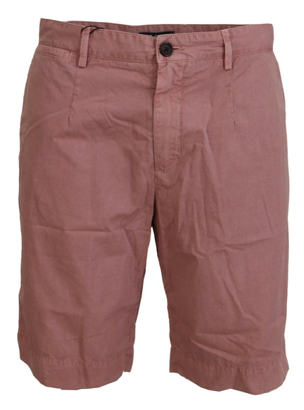 Dolce & Gabbana Pink Chinos Cotton Casual Mens Shorts