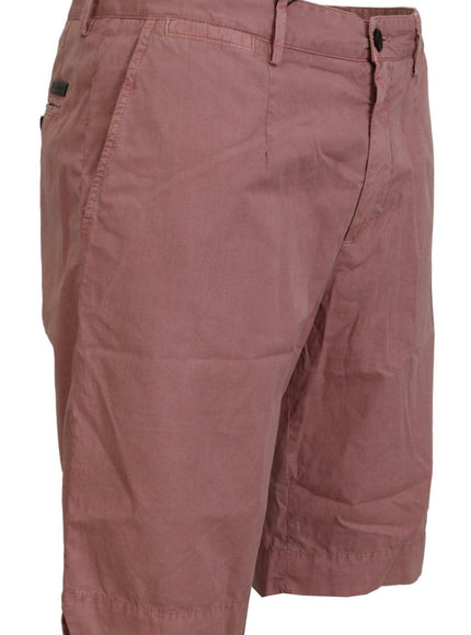 Dolce & Gabbana Pink Chinos Cotton Casual Mens Shorts