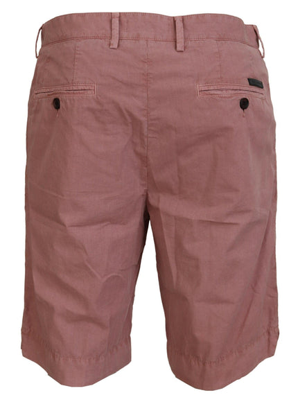 Dolce & Gabbana Pink Chinos Cotton Casual Mens Shorts
