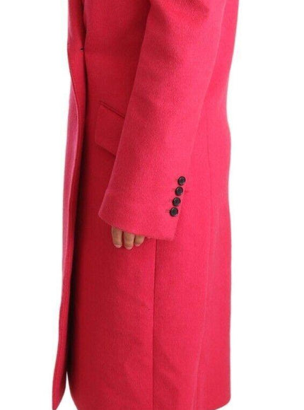 Dolce & Gabbana Pink Double Breasted Trenchcoat Jacket - Ellie Belle