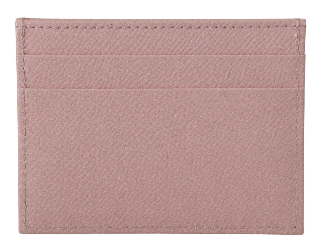 Dolce & Gabbana Pink Leather #DGLovesLondon Women Cardholder Case Wallet - Ellie Belle