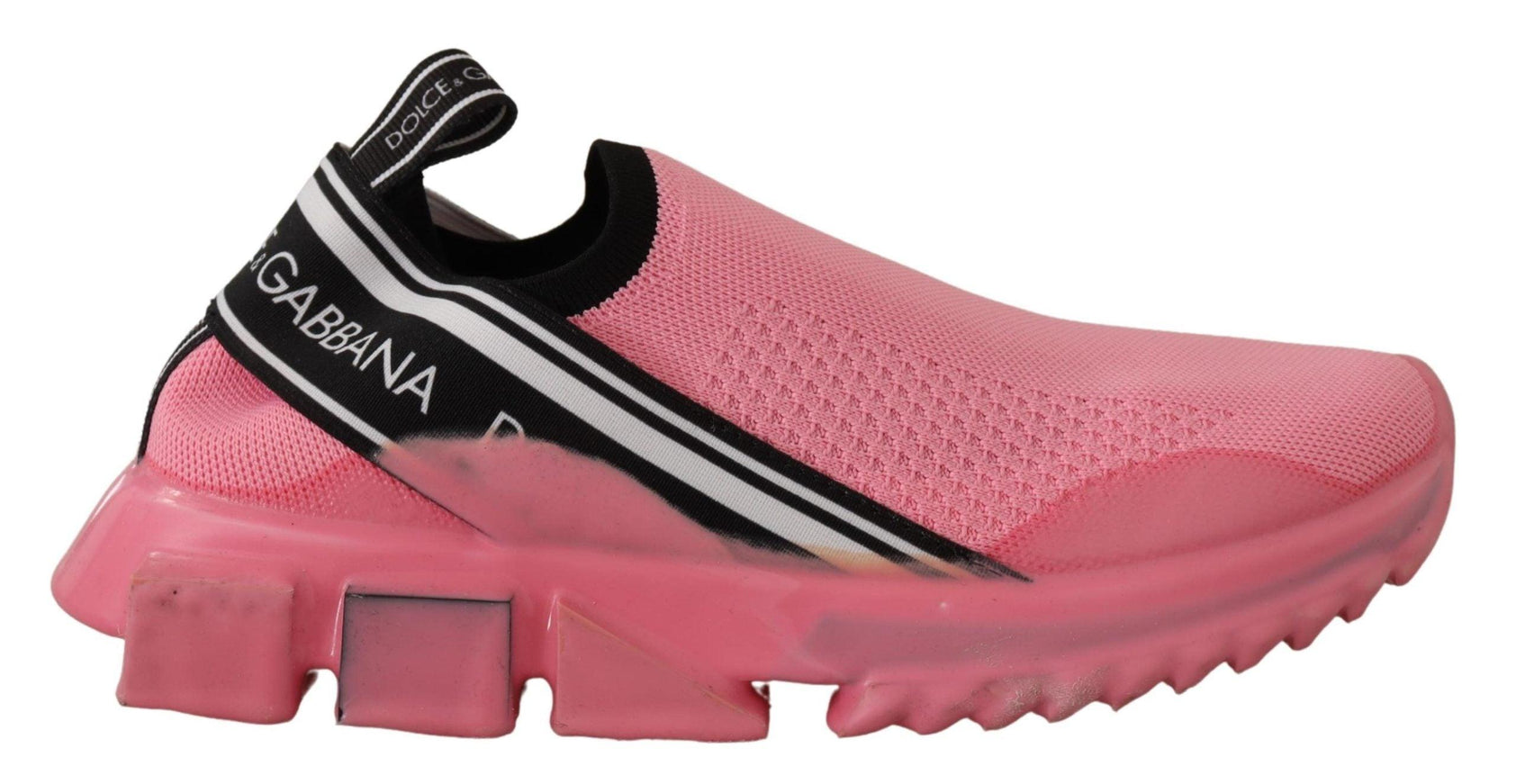 Dolce & Gabbana Pink Low Top Slip On Casual Sorrento Sneakers - Ellie Belle