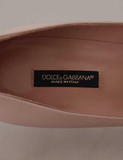 Dolce & Gabbana Pink Patent Leather Kitten Heels Pumps Shoes - Ellie Belle