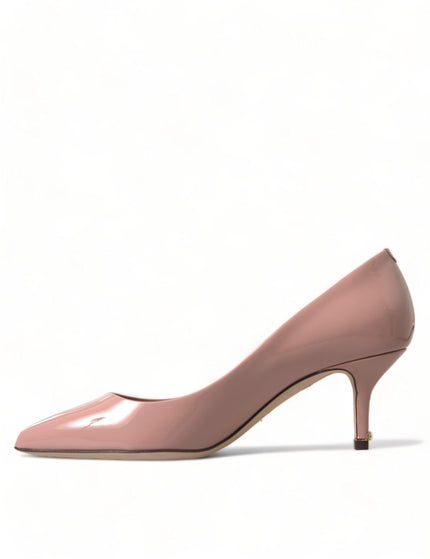 Dolce & Gabbana Pink Patent Leather Pumps Heels Shoes - Ellie Belle