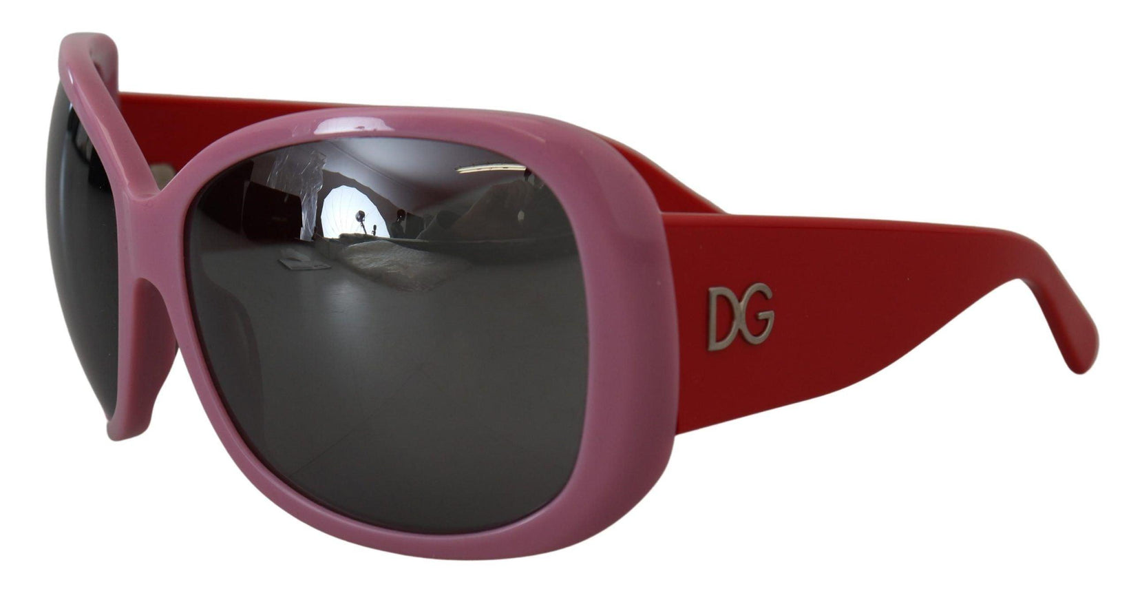 Dolce & Gabbana Pink Red Plastic Frame Oversized DG4033 Sunglasses - Ellie Belle