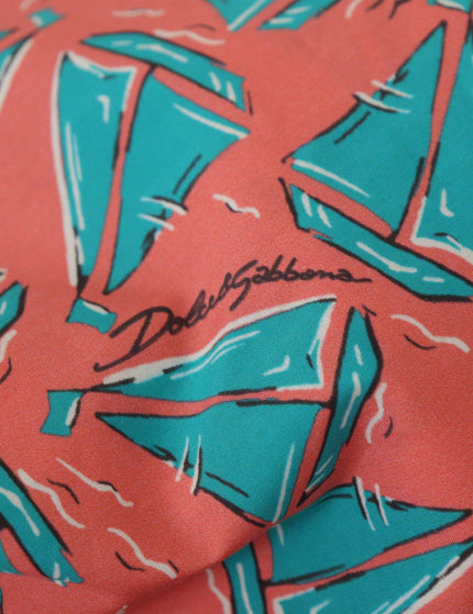 Dolce & Gabbana Pink Sail Boat Print Cotton T-shirt - Ellie Belle