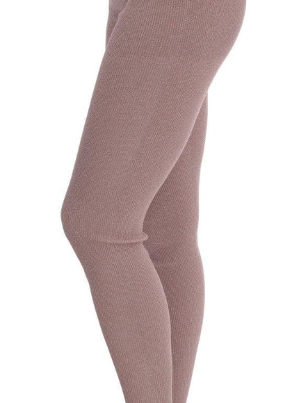 Dolce & Gabbana Pink Stretch Waist Tights Stockings - Ellie Belle