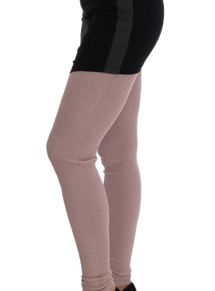 Dolce & Gabbana Pink Stretch Waist Tights Stockings - Ellie Belle
