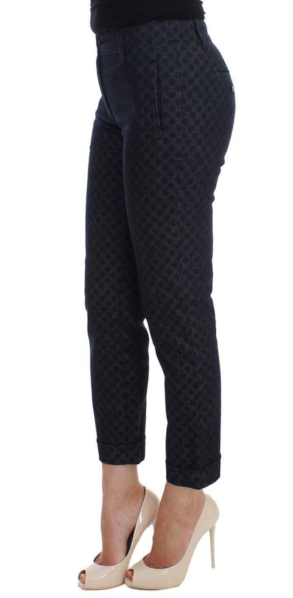 Dolce & Gabbana Polka Dotted Slim Capris Jeans