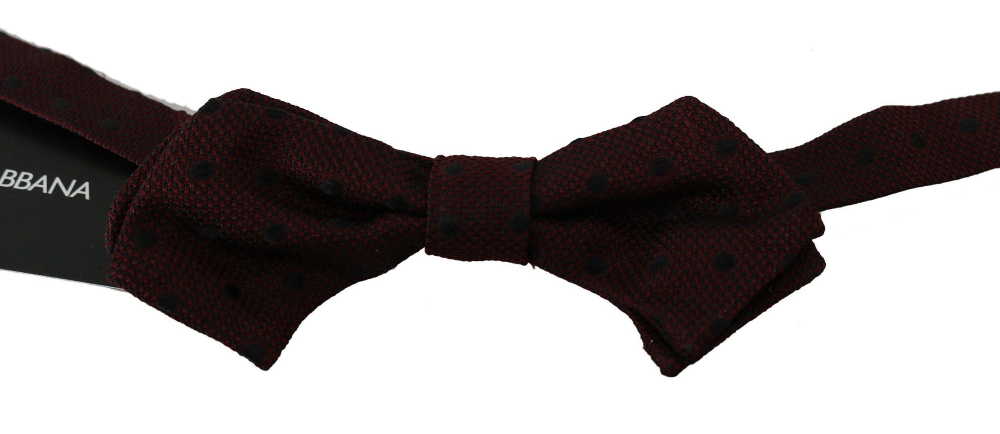 Dolce & Gabbana Purple Dotted Silk Adjustable Neck Papillon Bow Tie - Ellie Belle