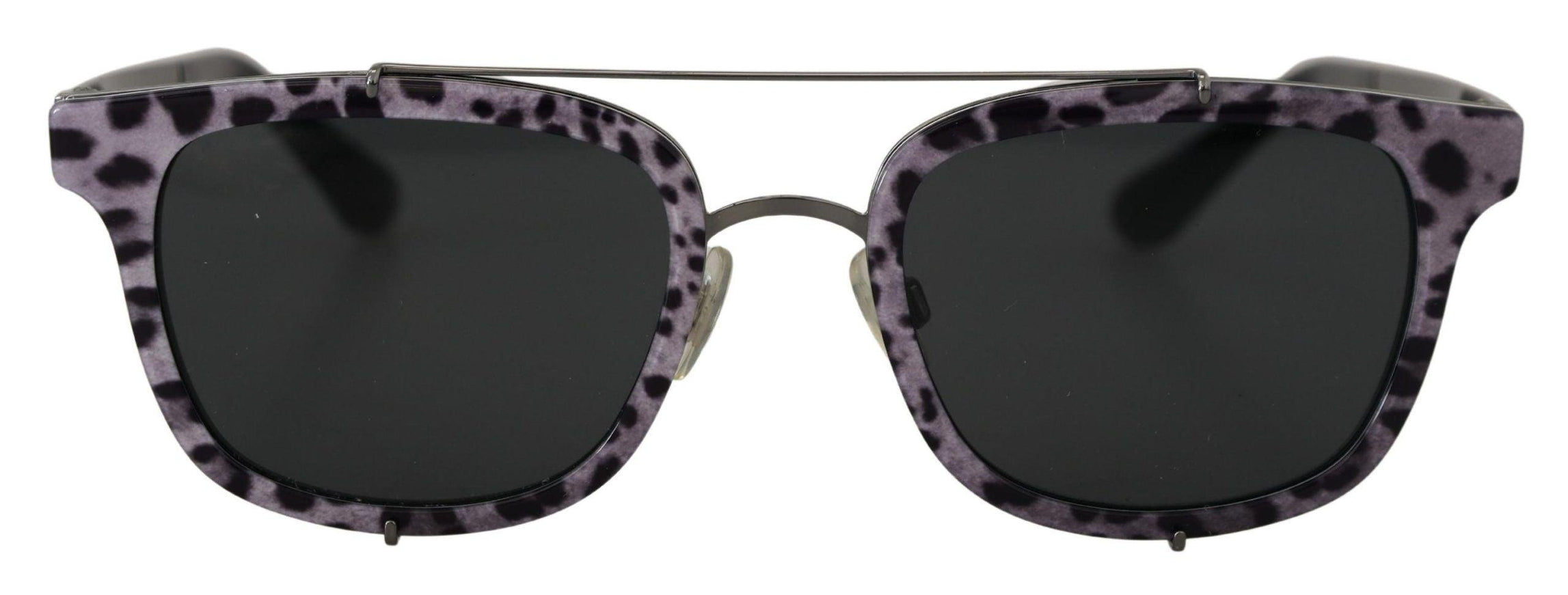 Dolce & Gabbana Purple Leopard Metal Frame Women Shades DG2175 Sunglasses - Ellie Belle