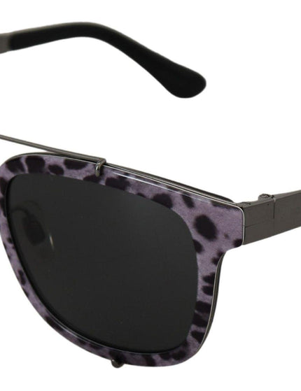 Dolce & Gabbana Purple Leopard Metal Frame Women Shades DG2175 Sunglasses - Ellie Belle