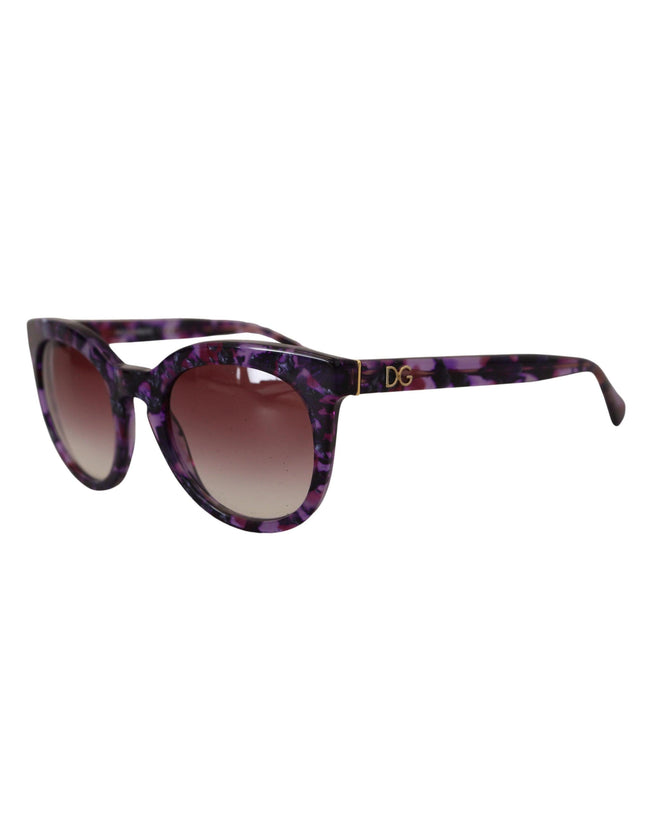 Dolce & Gabbana Purple Tortoise Oval Full Rim DG424B Sunglasses - Ellie Belle