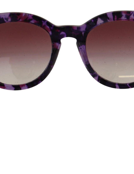 Dolce & Gabbana Purple Tortoise Oval Full Rim DG424B Sunglasses - Ellie Belle