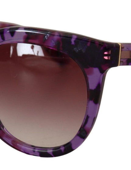 Dolce & Gabbana Purple Tortoise Oval Full Rim Eyewear DG4249 Sunglasses - Ellie Belle