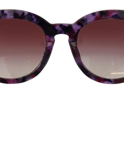 Dolce & Gabbana Purple Tortoise Oval Full Rim Eyewear DG4249F Sunglasses - Ellie Belle
