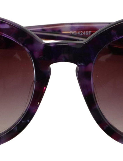 Dolce & Gabbana Purple Tortoise Oval Full Rim Eyewear DG4249F Sunglasses - Ellie Belle
