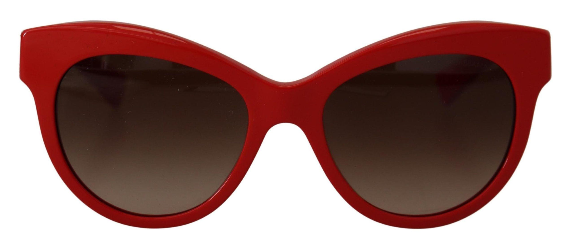 Dolce & Gabbana Red Cat Eye Lens Floral Arm Shades DG4215 Sunglasses - Ellie Belle