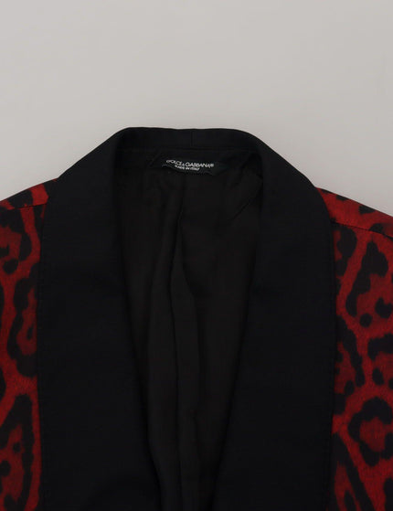 Dolce & Gabbana Red SICILIA Leopard Formal 3 Piece Set Suit - Ellie Belle