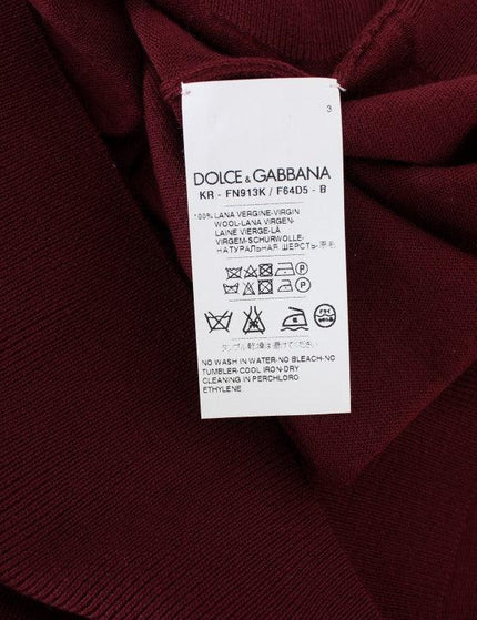 Dolce & Gabbana Red Sleeveless Crewneck Vest Pullover - Ellie Belle