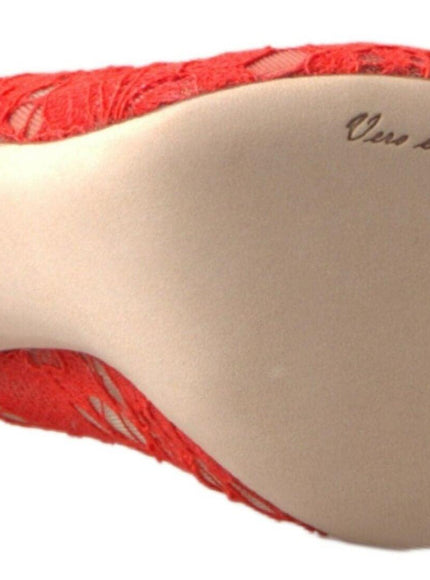 Dolce & Gabbana Taormina Lace Crystal Pumps