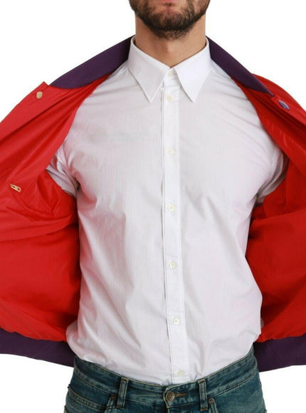Dolce & Gabbana Red YEAR OF THE PIG Bomber Jacket