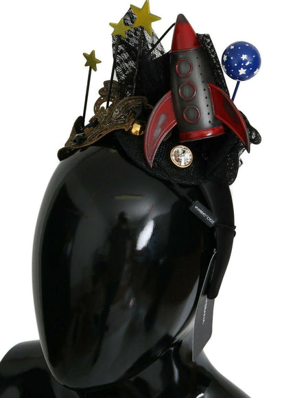 Dolce & Gabbana Rocket Crystal Stars Tiara Diadem Headband