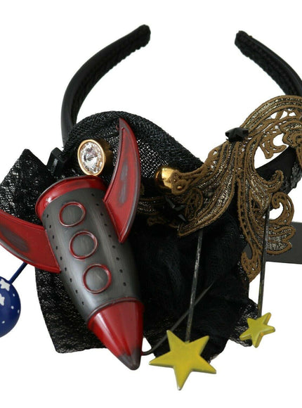 Dolce & Gabbana Rocket Crystal Stars Tiara Diadem Headband