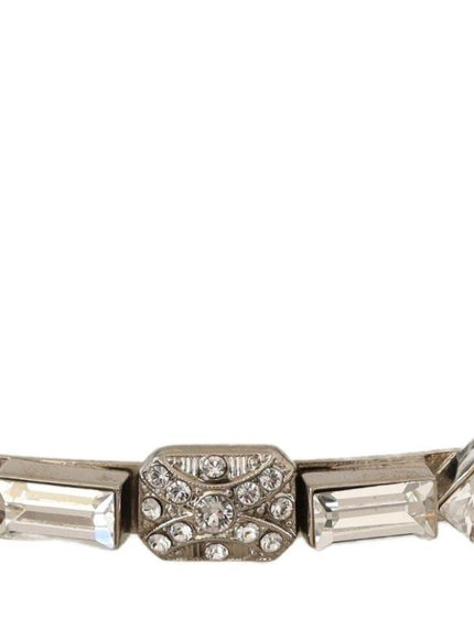 Dolce & Gabbana Silver Plating Alloy Crystals Inlays Diadem - Ellie Belle