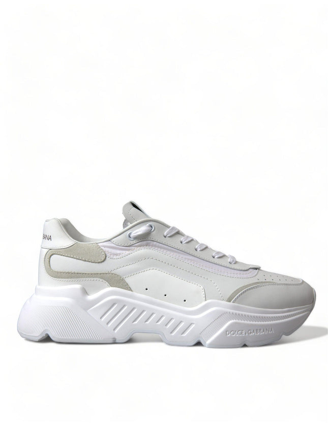 Dolce & Gabbana Sneakers White Leather Sport DAYMASTER Shoes - Ellie Belle